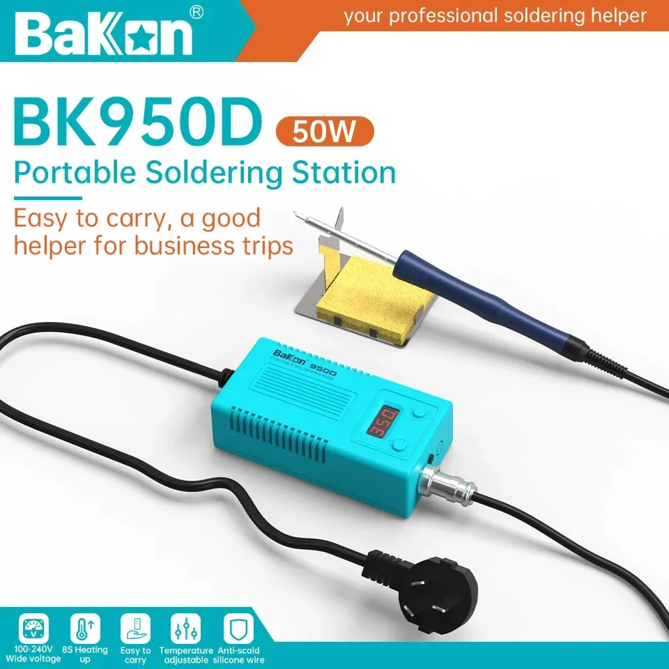 Digital Soldering Station T12 - Bakon BK950D Soldering Station Estación T12