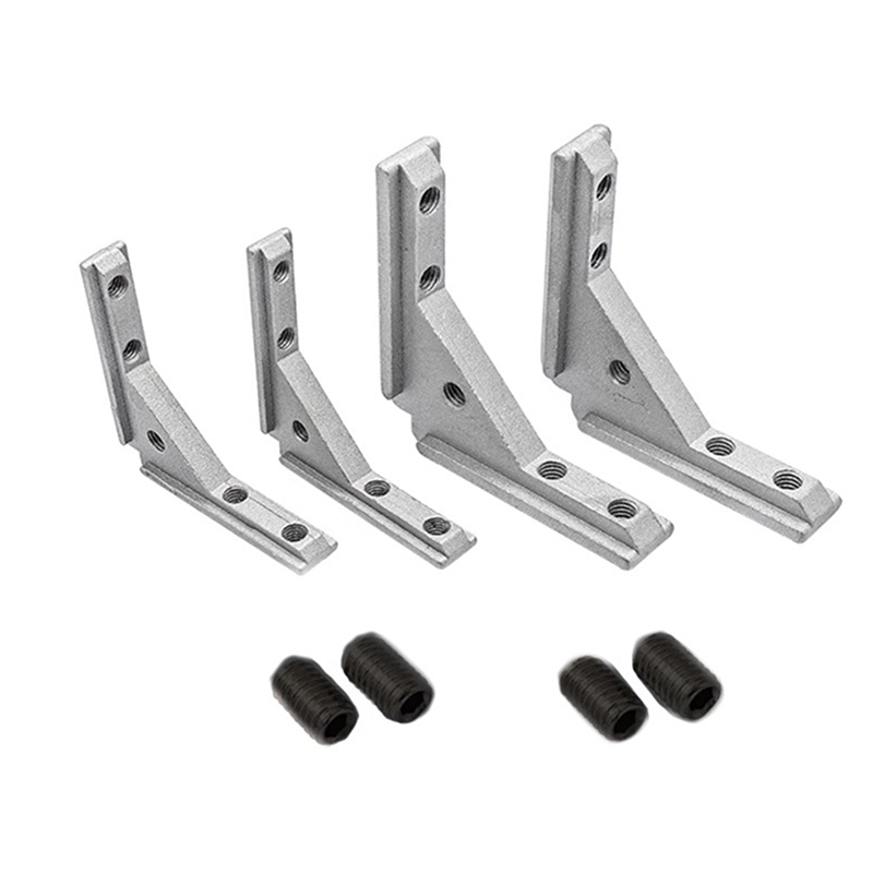 * 2/4Pcs Angle Slot Connector  - Hardware ulasan dan harga