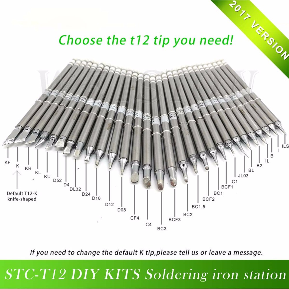 STC-T12 solder iron DIY kits/U - Digital Soldering Station T12 ulasan dan harga