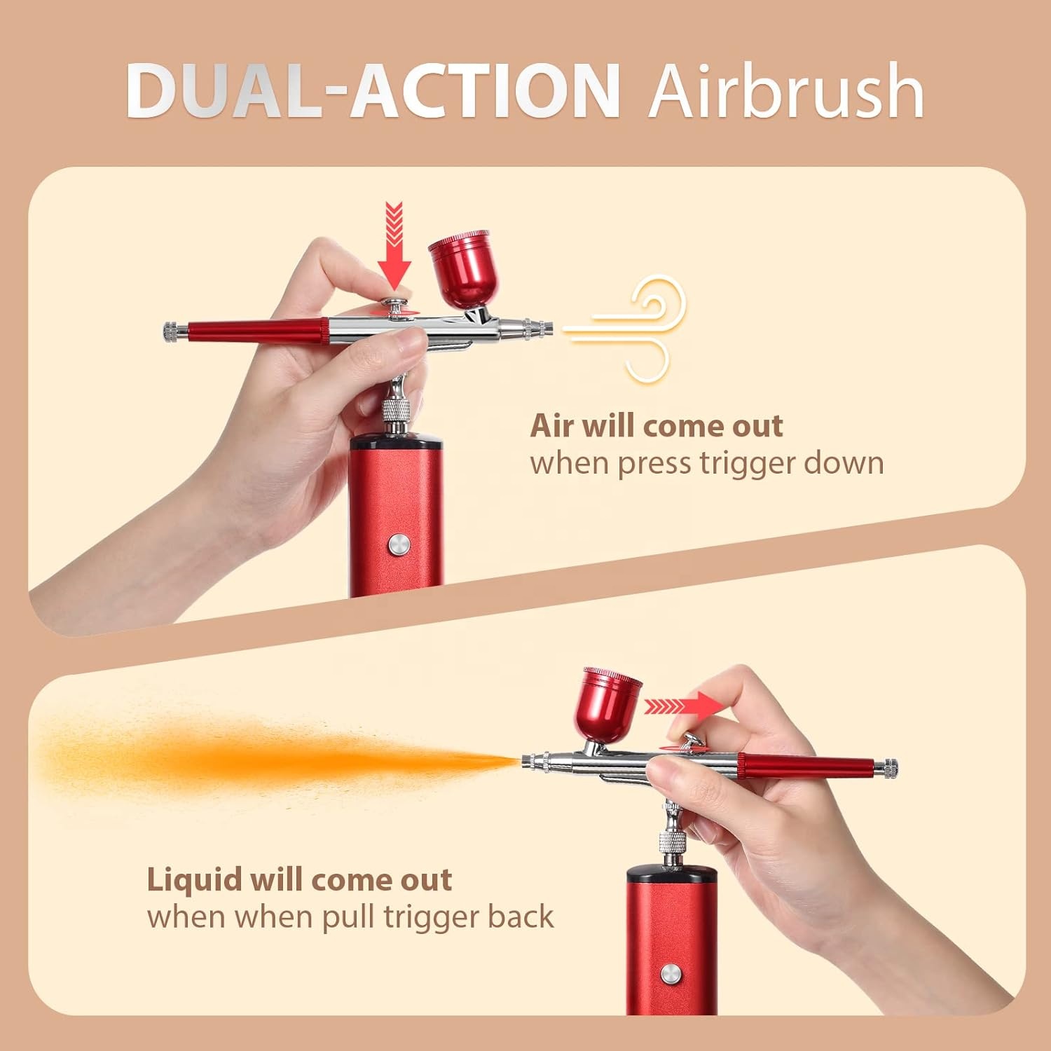 Airbrush Kit with Compressor,  - Airbrush Kit With Mini Compressor ulasan dan harga