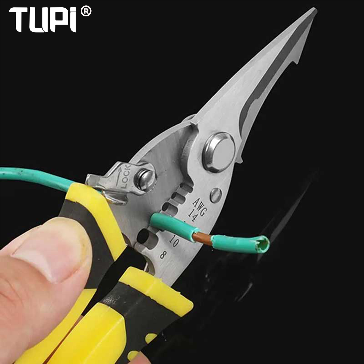 TUPI Pro Electrician Pliers 3  - Automatic Wire Stripper Cutter ulasan dan harga