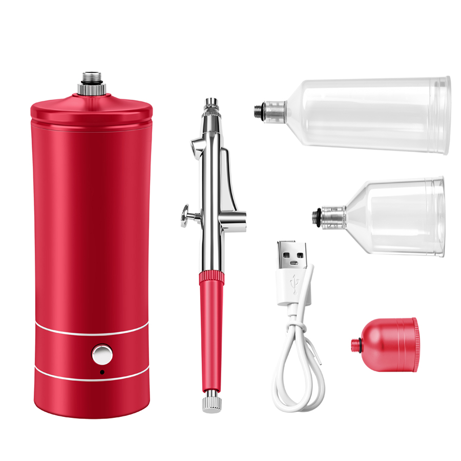 Airbrush Kit with Compressor,  - Airbrush Kit With Mini Compressor ulasan dan harga