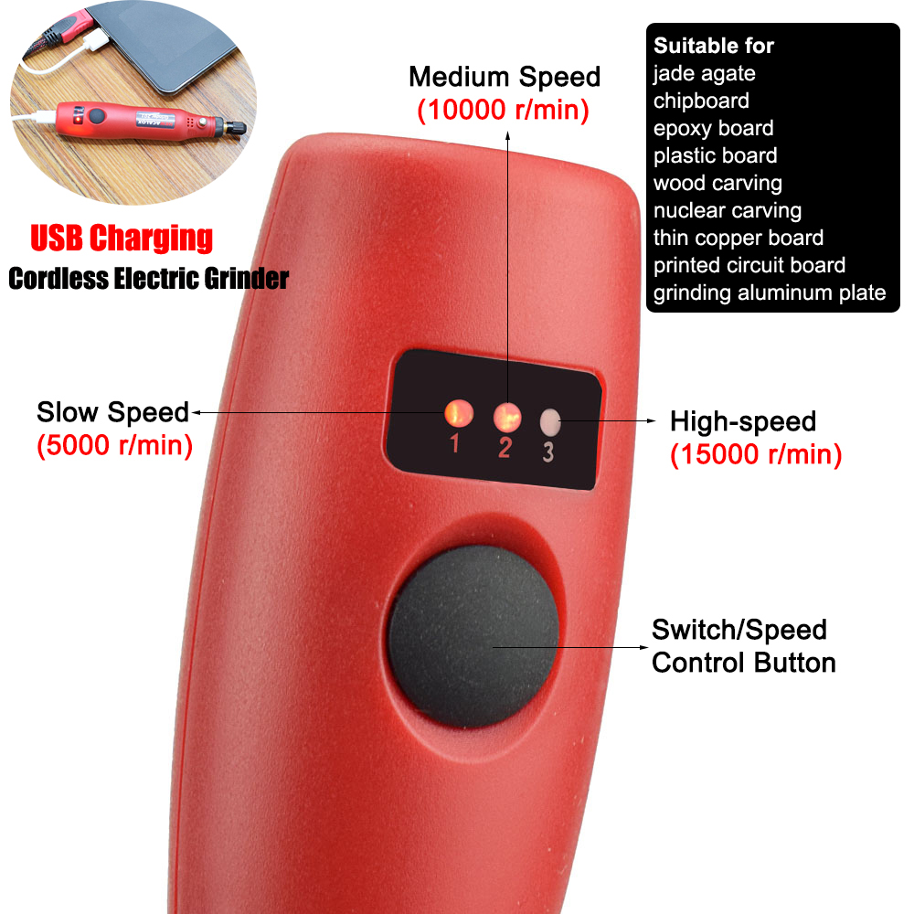 NEWACALOX Cordless Variable Sp - Cordless Rotary Tool Kit Accessories ulasan dan harga