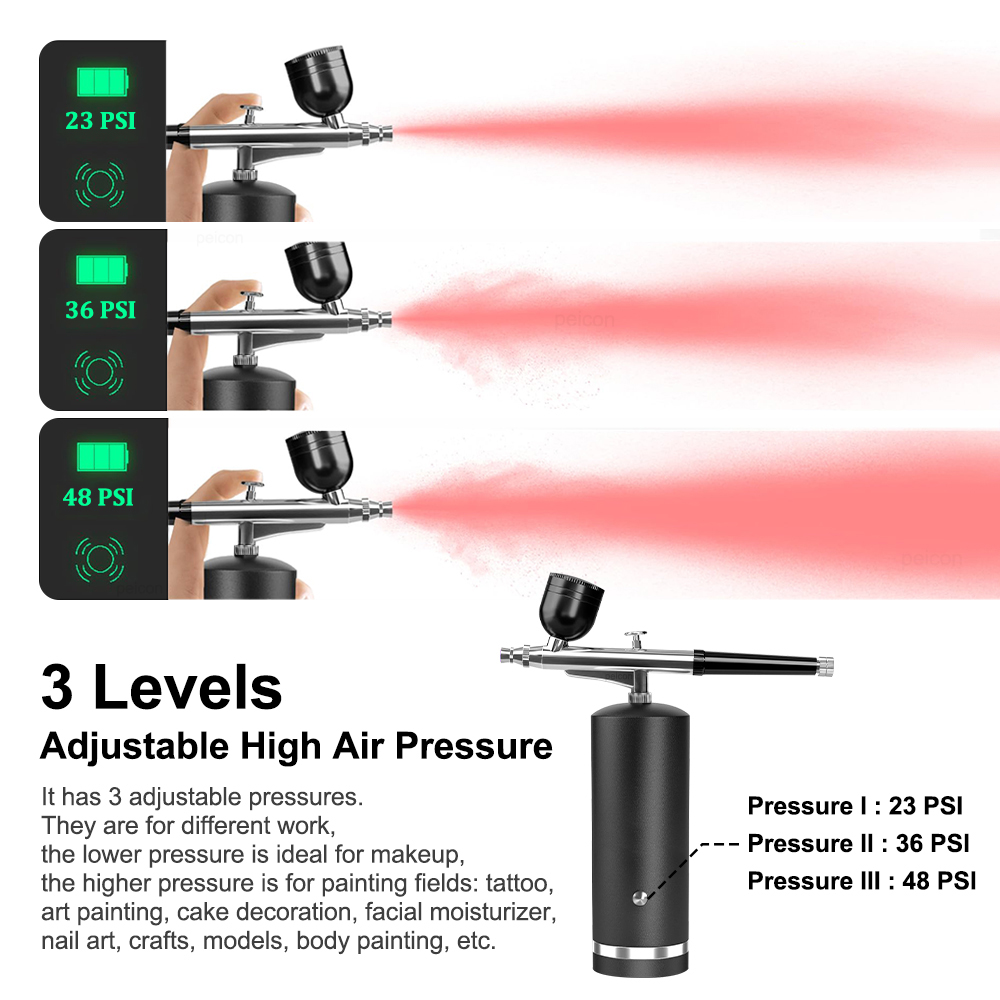 Airbrush with Compressor Paint - Airbrush Kit With Mini Compressor ulasan dan harga