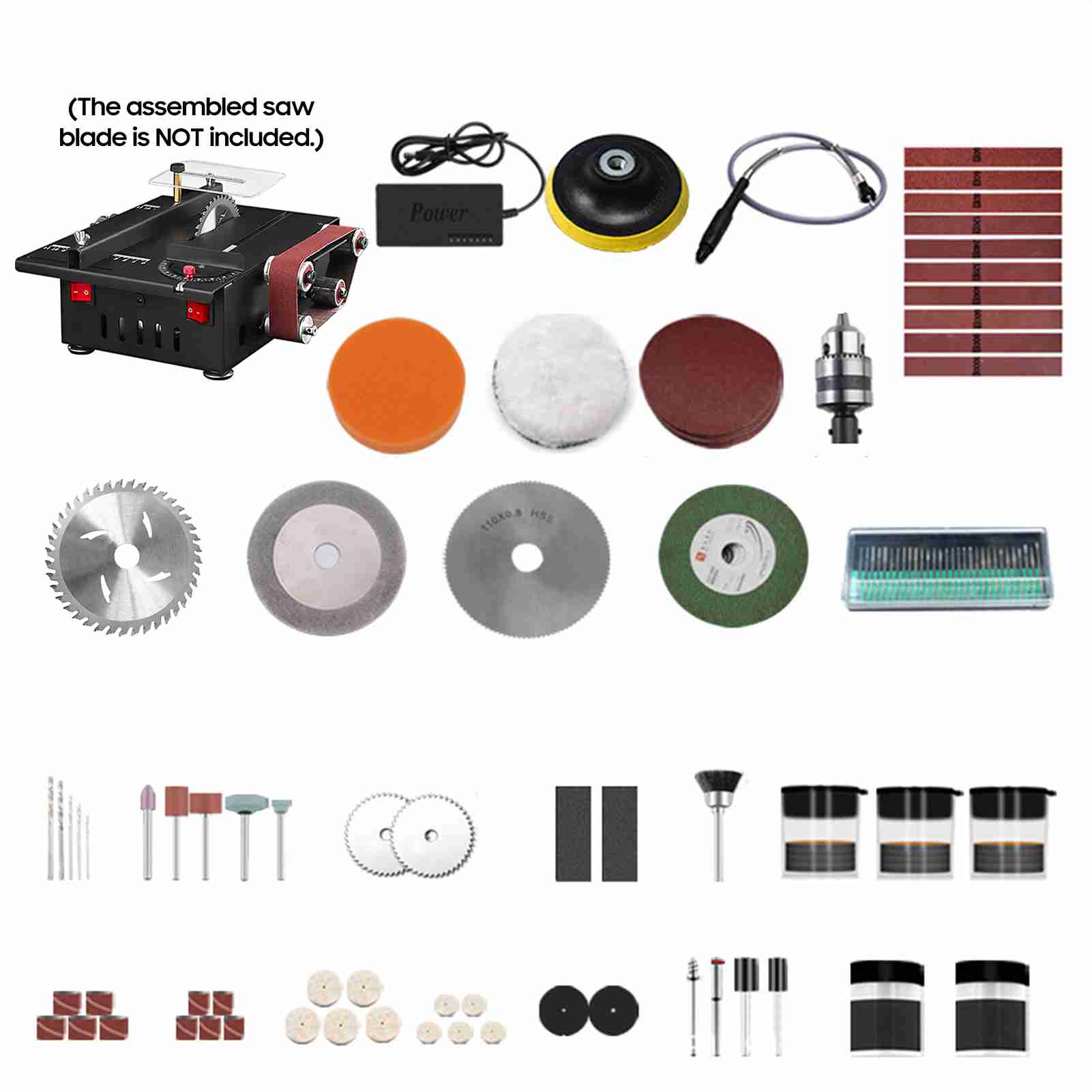 200W Mini Bench Saw and Belt S - Mini Table Saw For Woodworking ulasan dan harga