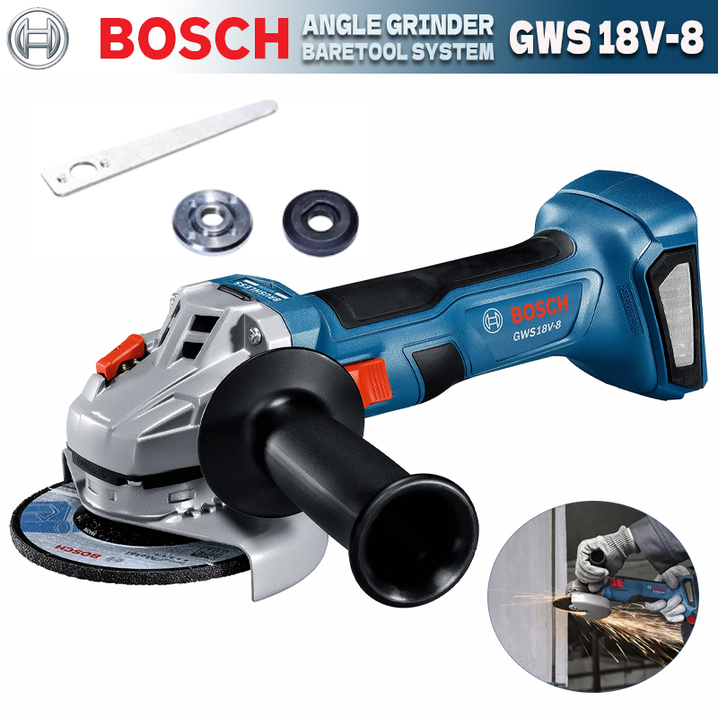BOSCH GWS 18V-8 Cordless Angle - Brushless Angle Grinder Battery Powered ulasan dan harga
