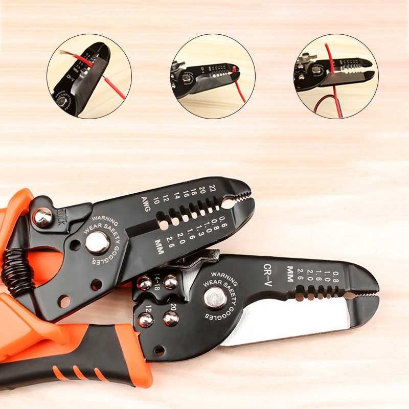 175mm Stripping Crimping Plier - Automatic Wire Stripper Cutter ulasan dan harga