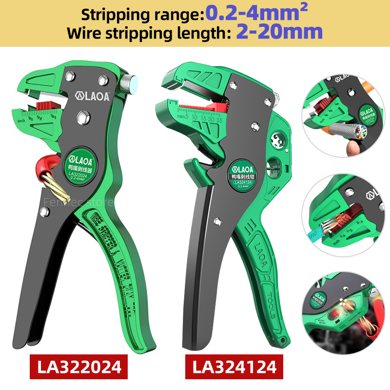 LAOA Wire Stripper Tools Cable - Automatic Wire Stripper Cutter ulasan dan harga