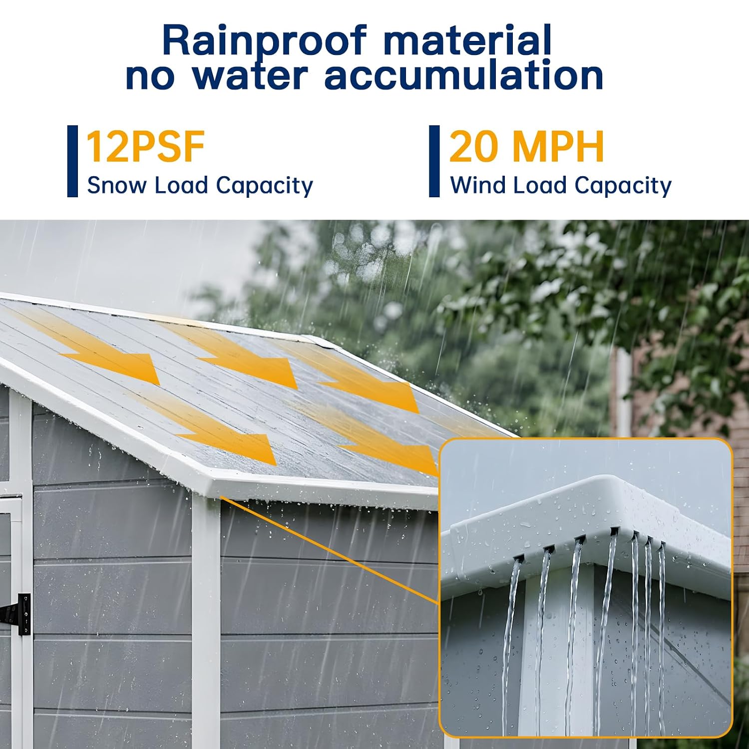 8×6 FT Outdoor Storage Shed wi - Garden Tools ulasan dan harga