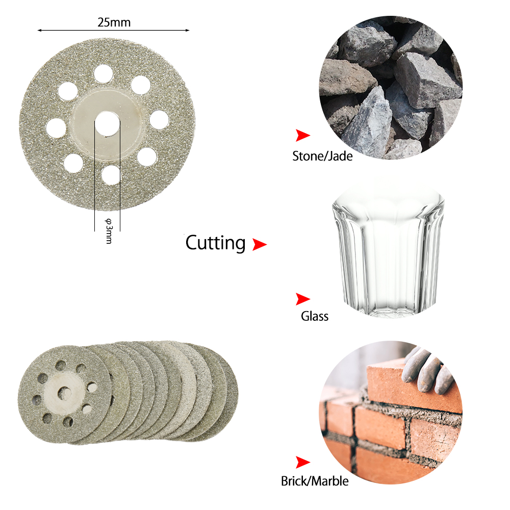 32pcs Diamond Cutting Discs Wh - Reciprocating Saw Attachment Drill ulasan dan harga