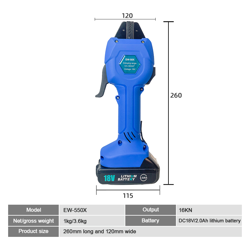 EW-50X Rechargeable Crimping T - Electrical ulasan dan harga