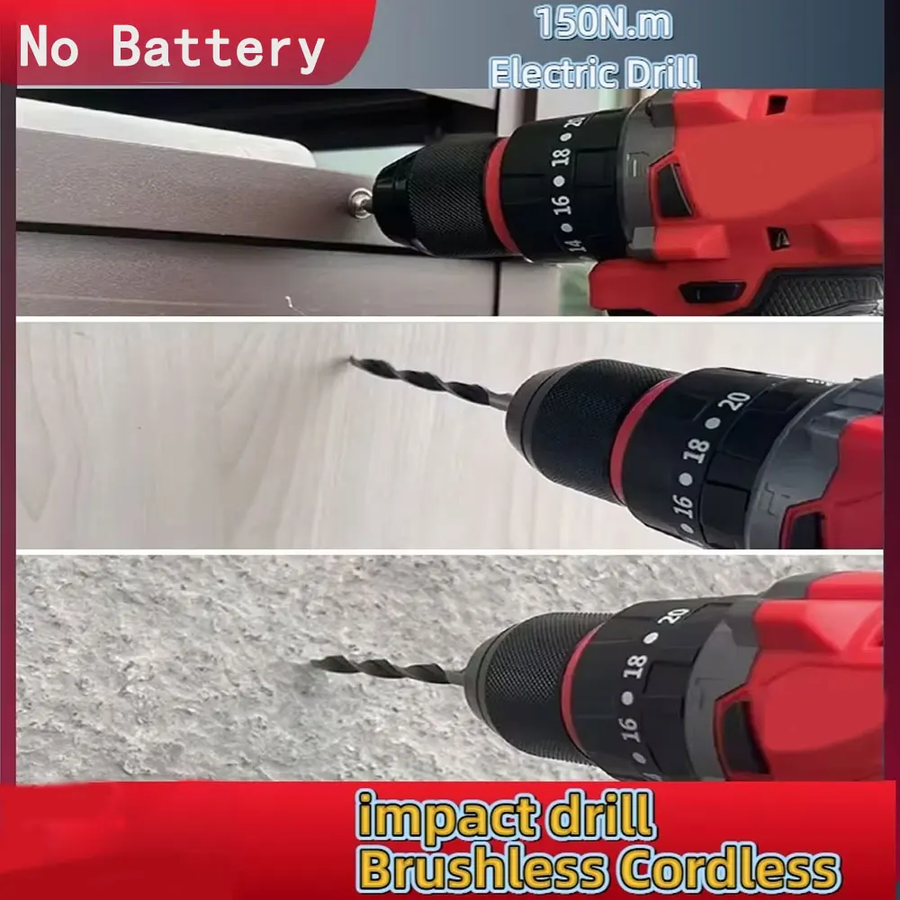 Small Electric Brushless Impac - Brushless Cordless Electric Drill 18V ulasan dan harga