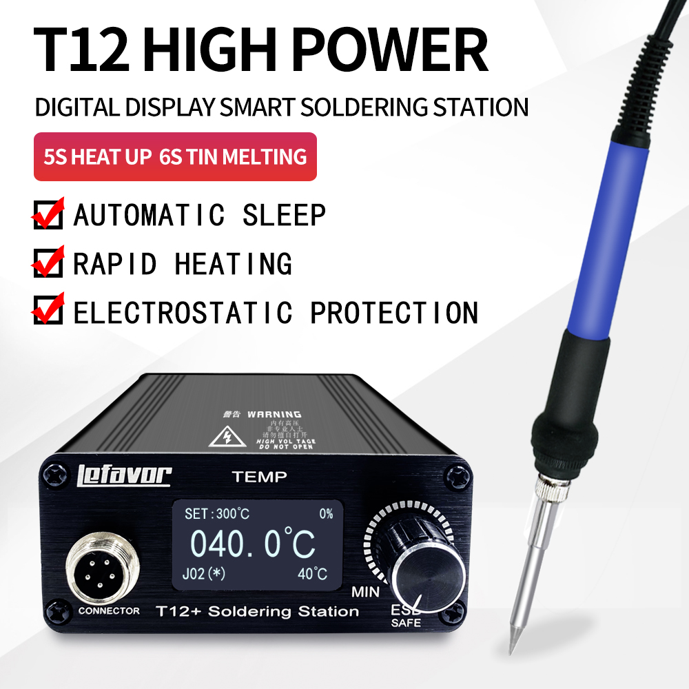 T12+ Soldering Station Solderi - Digital Soldering Station T12 ulasan dan harga